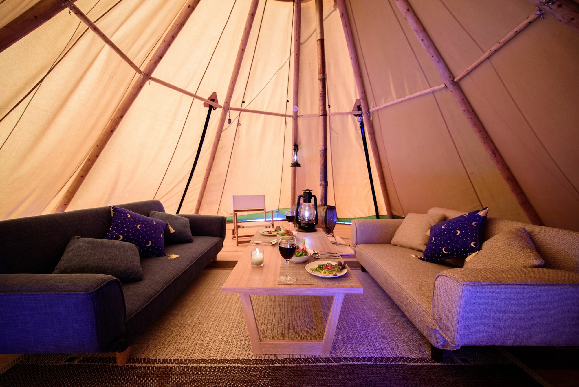 The Sense Of Wonder Holistic Glamping Hotell Yufu Exteriör bild